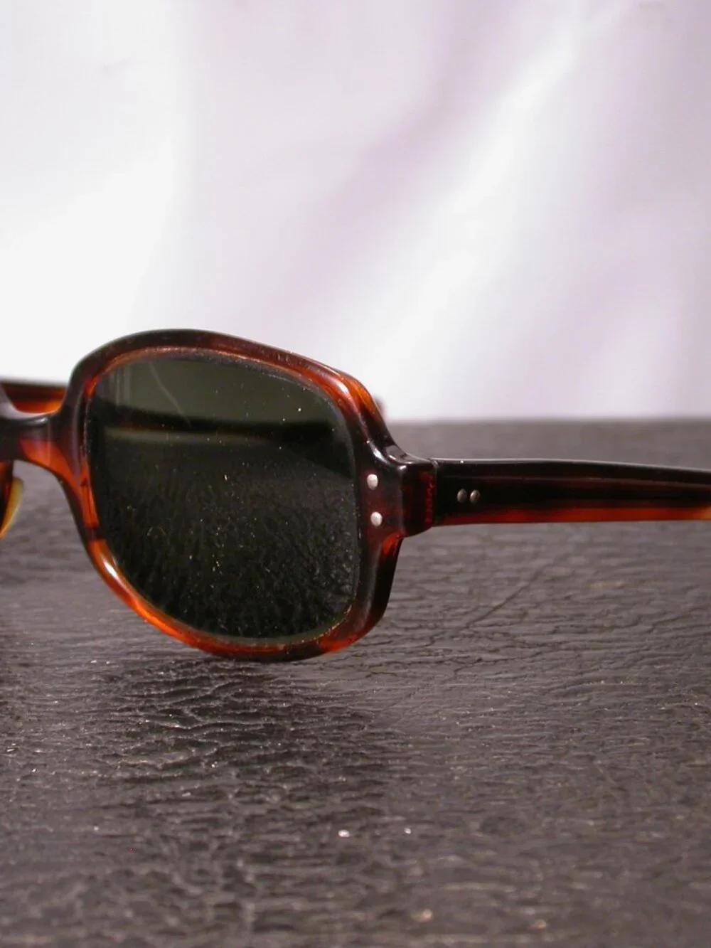 Vintage American Optical Tortoise Oval Sunglasses Made in USA